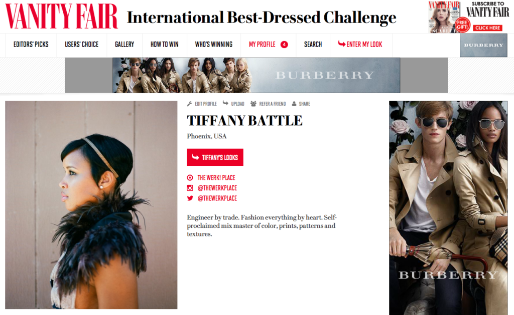 Vanity Fair: 2014 International Best Dressed List - Tiffany Battle